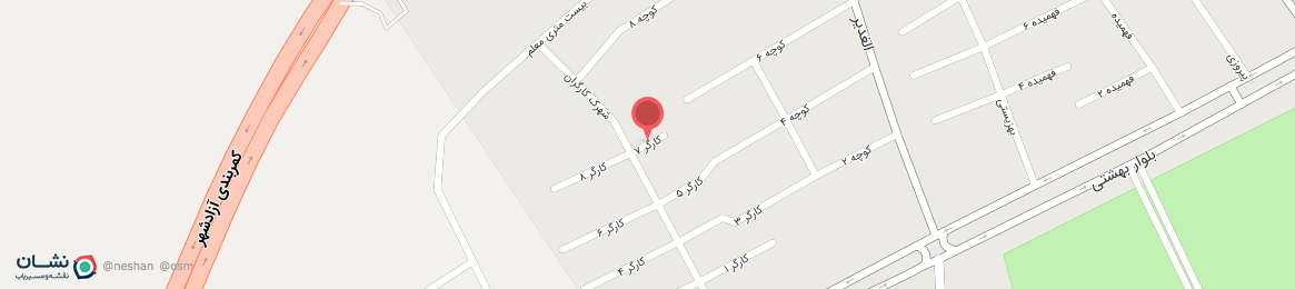 عکس کوچه کارگر 7 آزادشهر