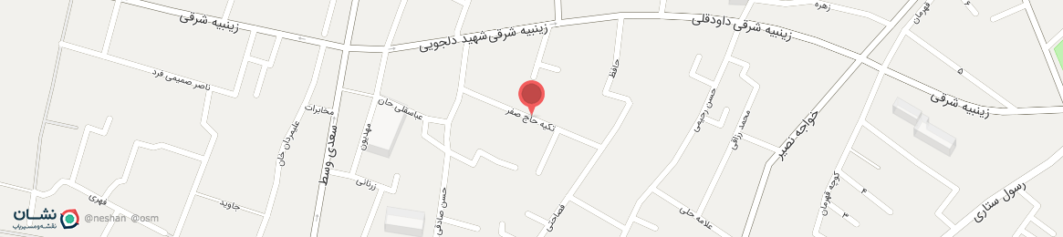 عکس خیابان تکیه حاج صفر زنجان