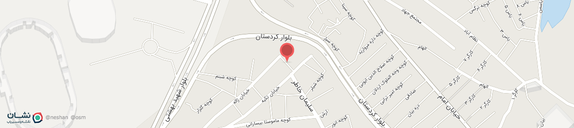 عکس خیابان شهره سنندج