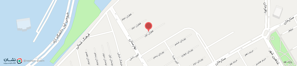 عکس خیابان قطران اول تبریز