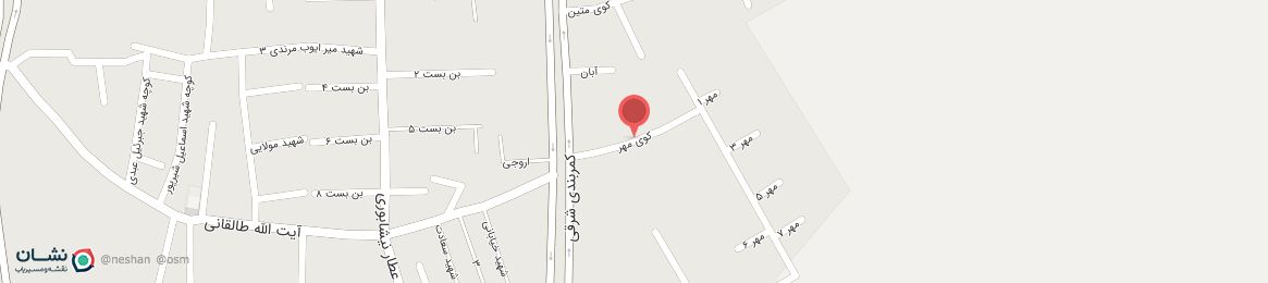 عکس خیابان کوی مهر مراغه