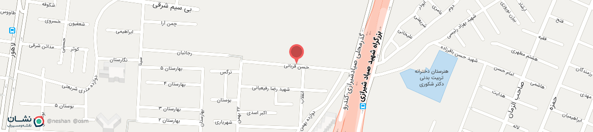 عکس خیابان حسن قربانی اصفهان