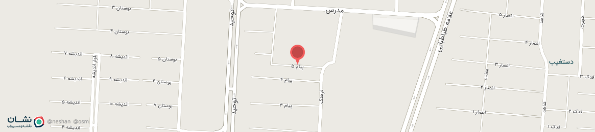 عکس خیابان پیام 5 بخش مرکزی