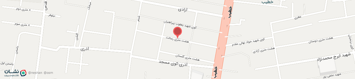 عکس خیابان هشت متری رسالت تبریز