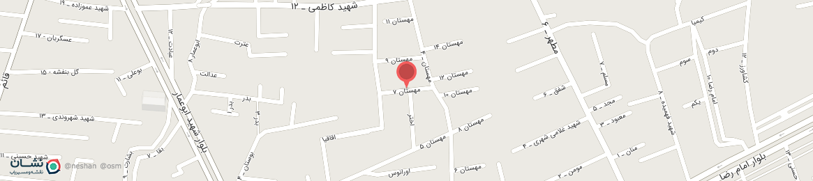 عکس خیابان مهستان 7 بهشهر