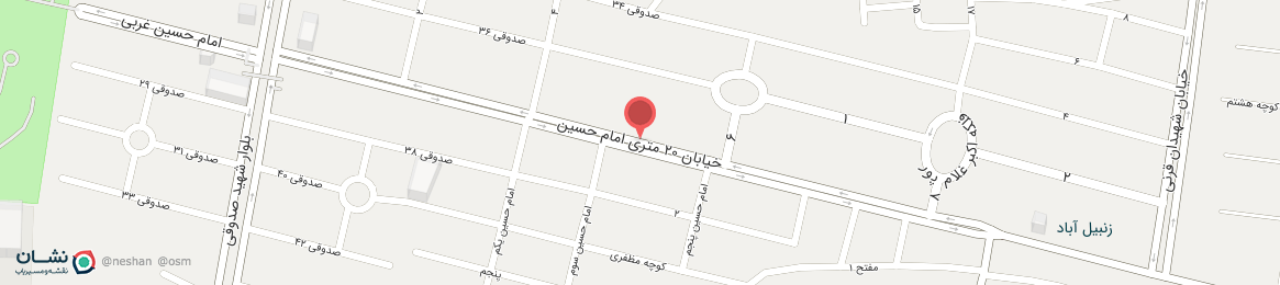 عکس خیابان بیست متری امام حسین قم