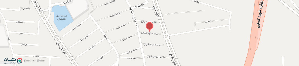 عکس خیابان مائده دوم شرقی تبریز