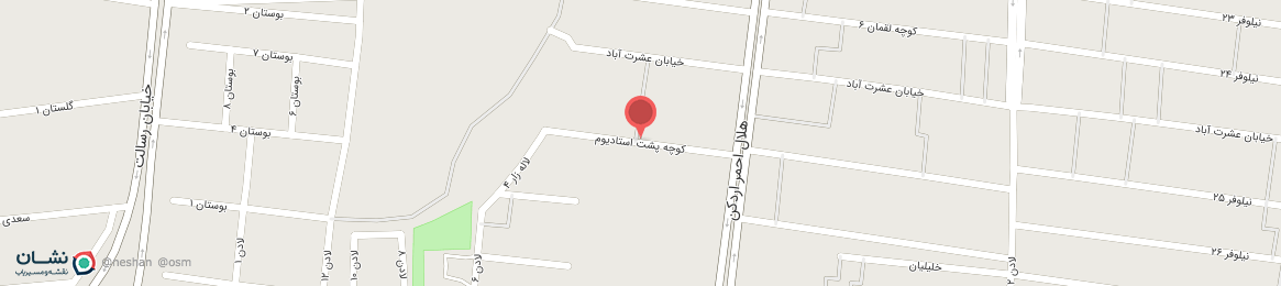 عکس خیابان پشت استادیوم میبد