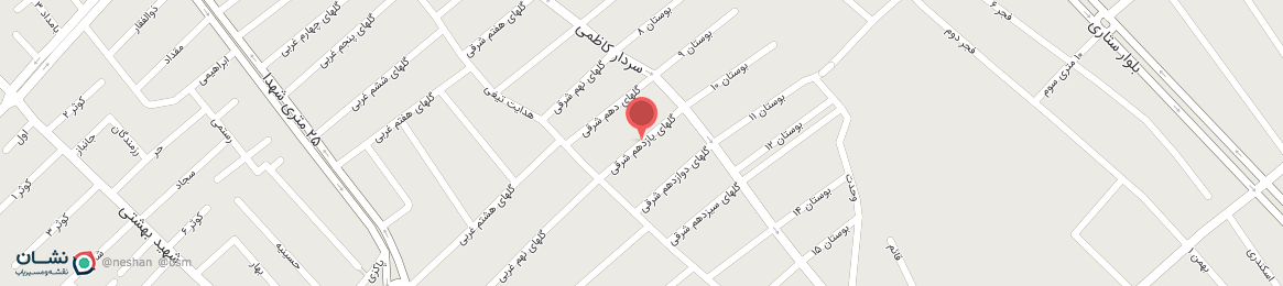 عکس خیابان گلهای یازدهم شرقی گلستان