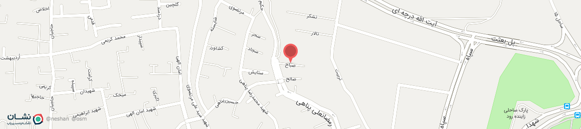 عکس خیابان صباح درچه