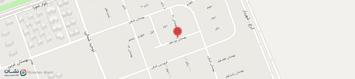 عکس خیابان بهستان نوزدهم اندیشه