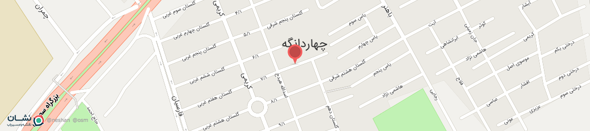 عکس خیابان گلستان هفتم شرقی چهاردانگه