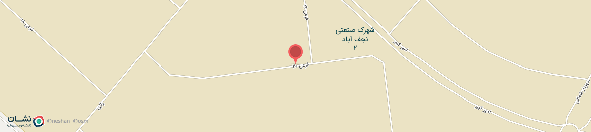 عکس خیابان فرعی 20 بخش مرکزی شهرستان نجف آباد