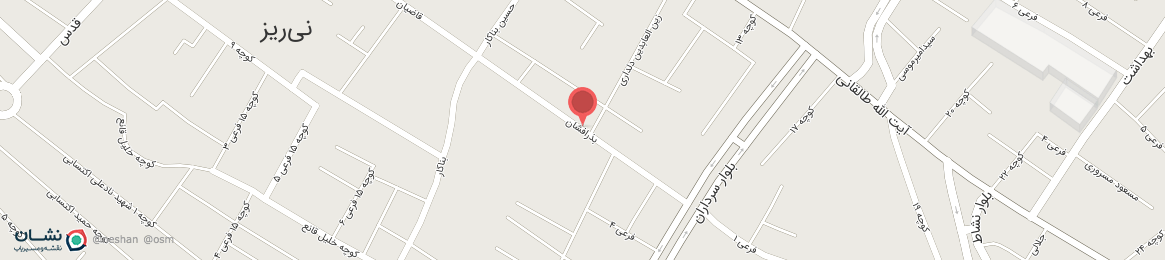 عکس خیابان بذرافشان نی ریز