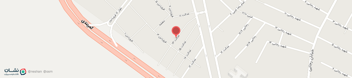 عکس خیابان عدالت 13 بخش مرکزی شهرستان فریمان