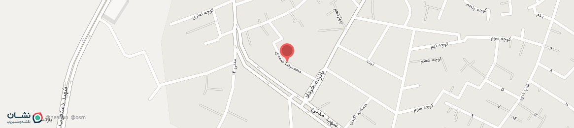 عکس خیابان محمدرضا صمدی شاهرود