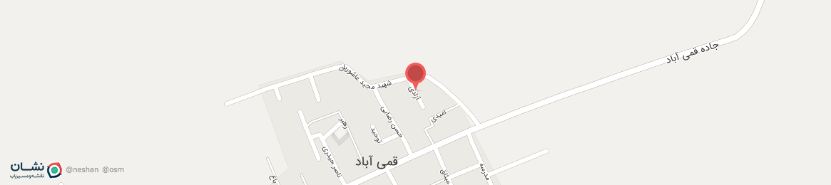 عکس خیابان آزادی قمی آباد