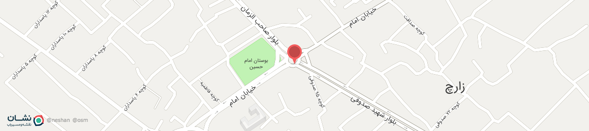 عکس میدان امام حسین زارچ