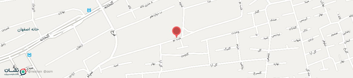 عکس خیابان شب بو اصفهان