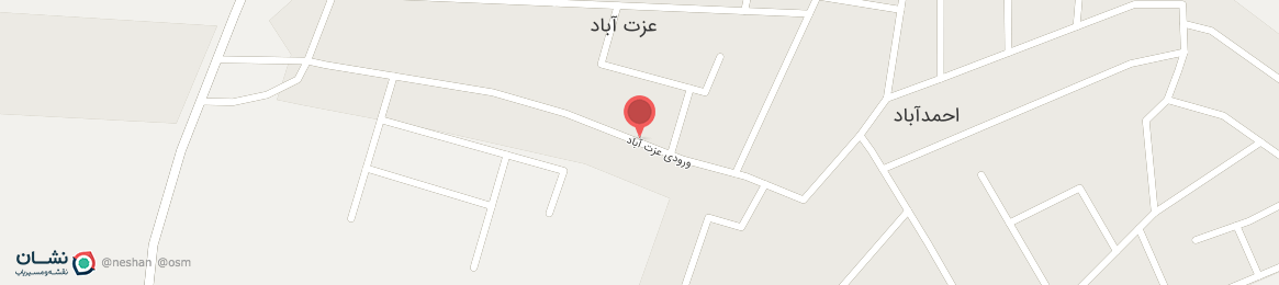 عکس خیابان ورودی عزت آباد احمدآباد