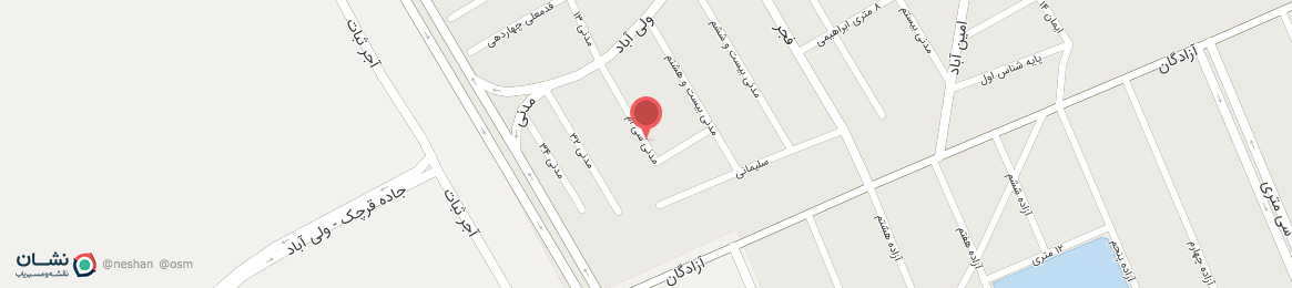 عکس خیابان مدنی سی ام قرچک