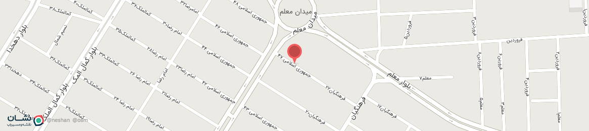 عکس کوچه جمهوری اسلامی 47 کاشمر