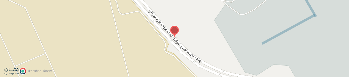 عکس جاده اختصاصی شرکت نفت فلات قاره بهرگان بندر امام حسن