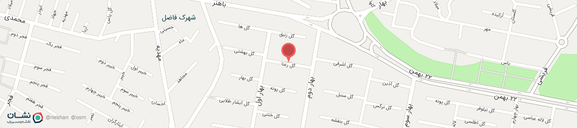 عکس خیابان گل رعنا اصفهان