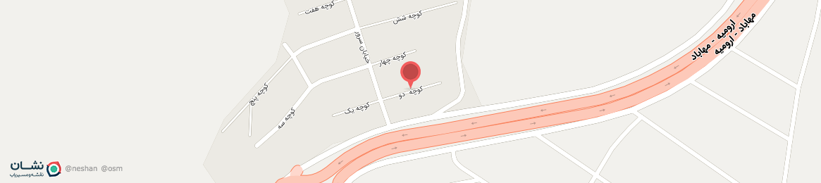 عکس خیابان دو مهاباد