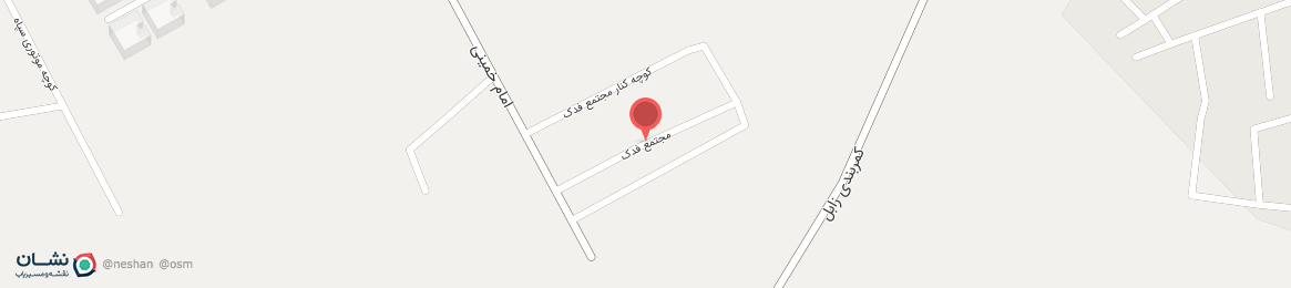 عکس خیابان مجتمع فدک بنجار