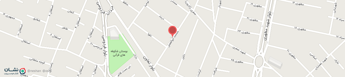 عکس خیابان مسجد ابوالفضل ساوه