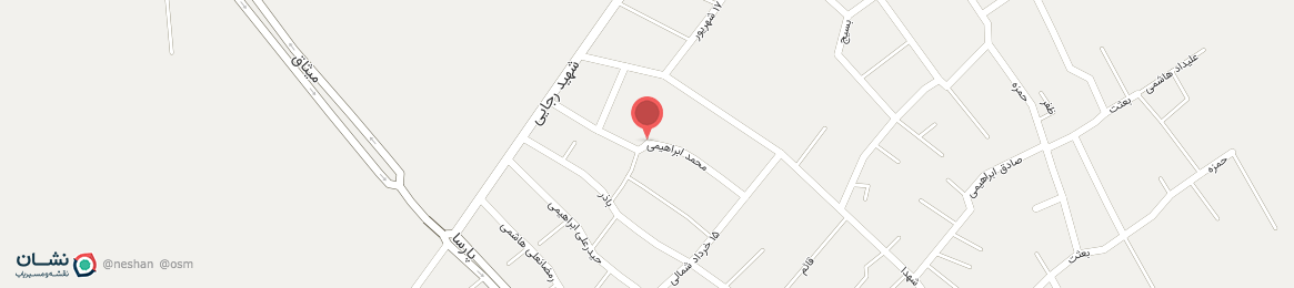 عکس خیابان محمد ابراهیمی بخش مرکزی شهرستان نجف آباد