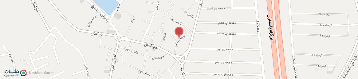 عکس خیابان مهستان تبریز
