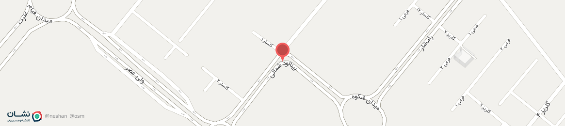 عکس خیابان بینالود شمالی فولادشهر