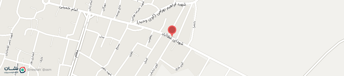 عکس خیابان شهدای عطاآباد دهاقان