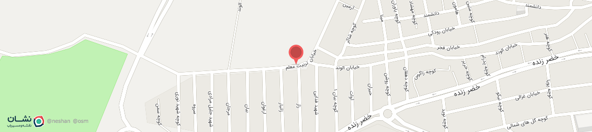 عکس خیابان تربیت معلم سنندج