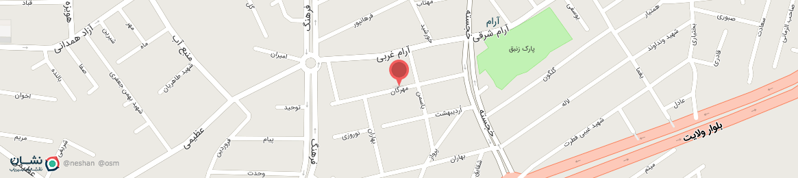 عکس خیابان مهرگان همدان