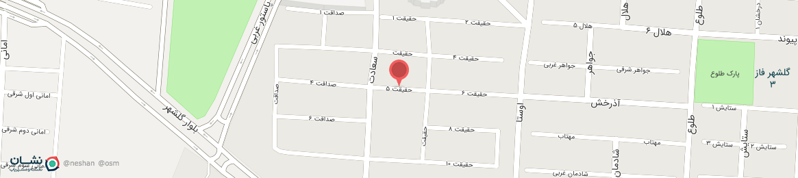 عکس خیابان حقیقت 5 زنجان