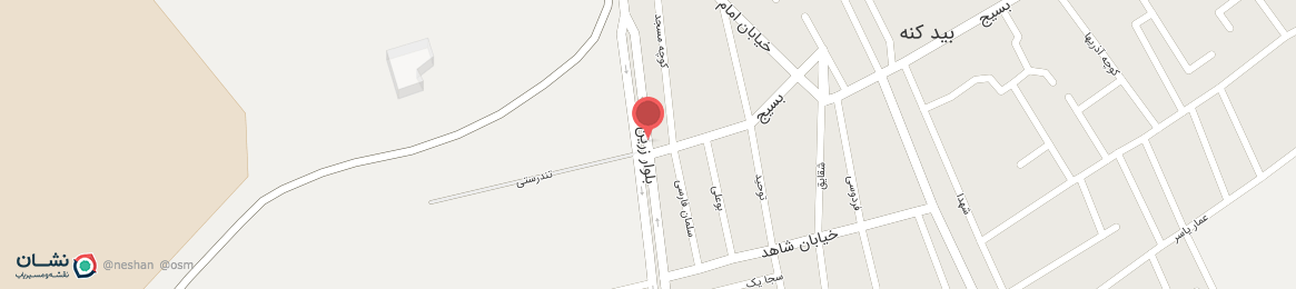 عکس بلوار زرین قبا بید کنه