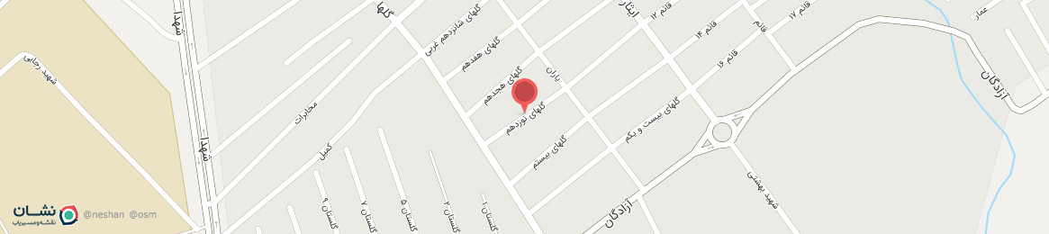 عکس خیابان گلهای نوزدهم گلستان