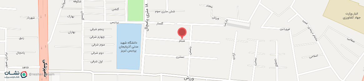 عکس خیابان شبنم تبریز