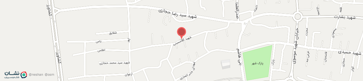 عکس خیابان شهید آقاحسینی دهاقان