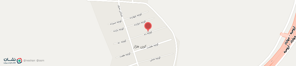 عکس خیابان ده مهاباد