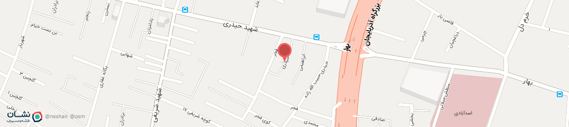 عکس خیابان حیدری تبریز