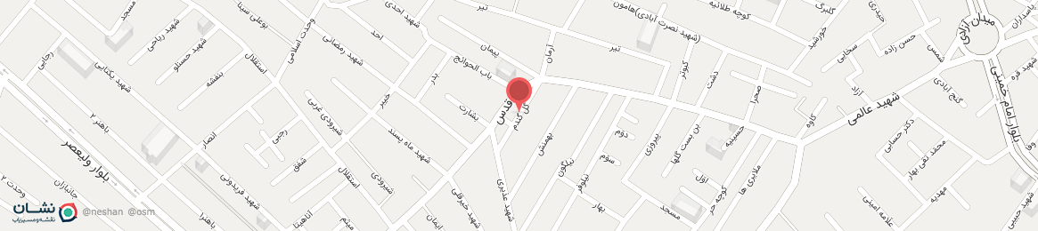 عکس خیابان گل گندم شهرقدس