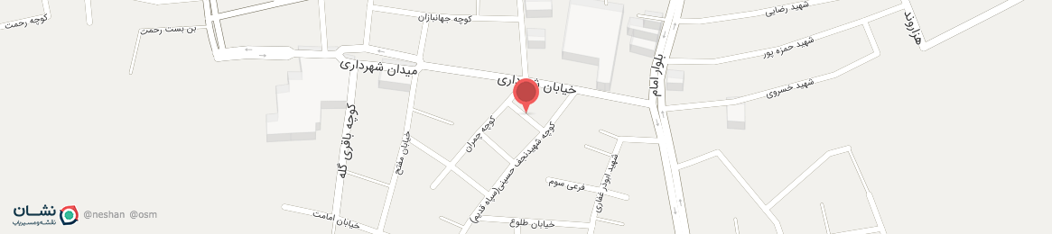 عکس خیابان فرعی اول چمران-سپاه باغ ملک