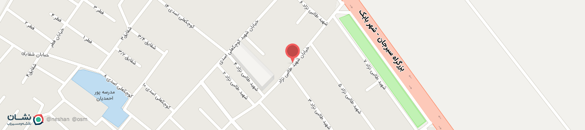 عکس خیابان شهید طالبی نژاد شهر بابک