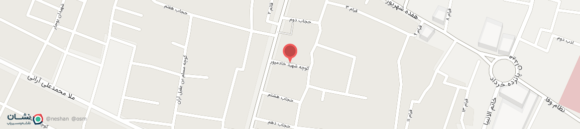 عکس خیابان شهید خادمپور آران و بیدگل