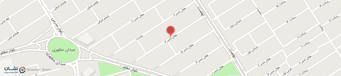 عکس کوچه هلال احمر 7 سمنان