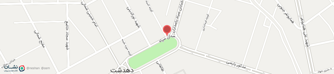 عکس میدان سپاه دهدشت